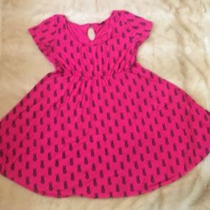 TORRID Pineapple Print Jersey Knit Slater Dress